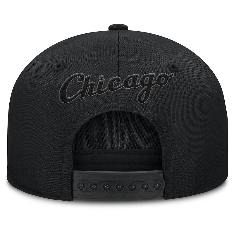 Men's Fanatics Black Chicago White Sox Platoon Snapback Hat