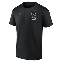 T-shirt noir Fanatics White Sox Split Zone pour hommes