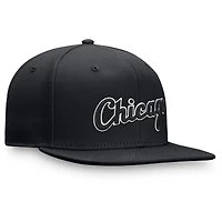 Casquette ajustée noire Chicago White Sox Team Core Fanatics pour hommes