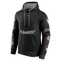 Sweat à capuche noir Fanatics pour hommes des White Sox de Chicago Wild Winner