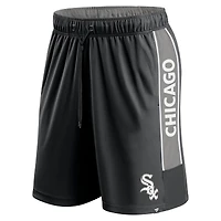 Short noir Fanatics pour hommes des White Sox de Chicago Win The Match Defender