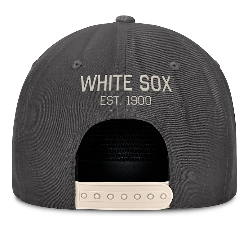 Casquette ajustable Fanatics pour homme, anthracite, Chicago White Sox Closer