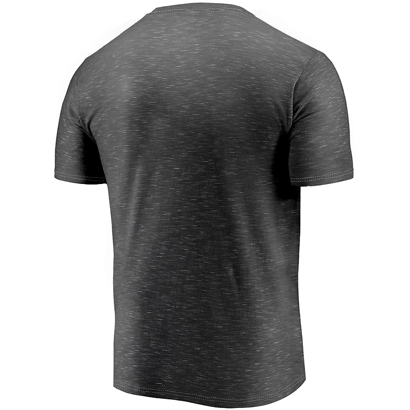 Men's Fanatics Charcoal Chicago White Sox Official Logo Space Dye T-Shirt