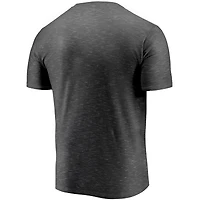 Men's Fanatics Charcoal Chicago White Sox Official Logo Space Dye T-Shirt