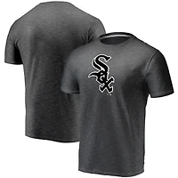 T-shirt à teinture spatiale avec logo officiel des Chicago White Sox Fanatics Charcoal pour hommes