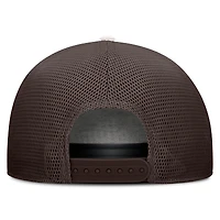 Casquette trucker ajustable Fanatics crème/marron Chicago White Sox Level Up Bronco pour homme