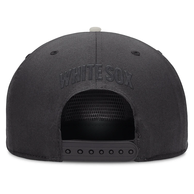 Casquette à pression Fanatics Graphite Chicago White Sox pour homme