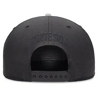 Casquette à pression Fanatics Graphite Chicago White Sox pour homme