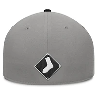 Men's Fanatics Gray/Black Chicago White Sox Clubhouse Dugout Fitted Hat
