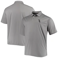 Men's Fanatics Gray Chicago White Sox Big & Tall Solid Birdseye Polo