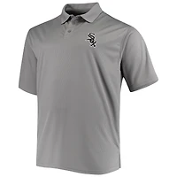 Men's Fanatics Gray Chicago White Sox Big & Tall Solid Birdseye Polo