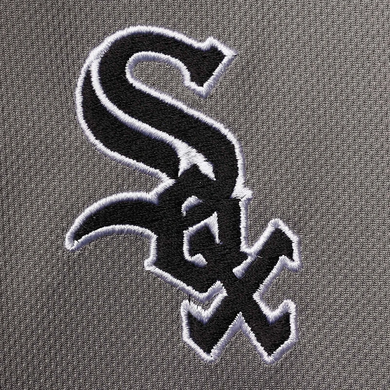 Men's Fanatics Gray Chicago White Sox Big & Tall Solid Birdseye Polo
