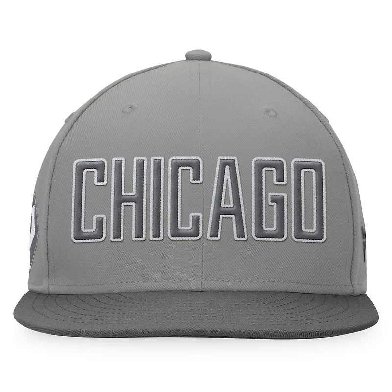 Casquette ajustée Dugout Chicago White Sox Fanatics pour hommes, gris