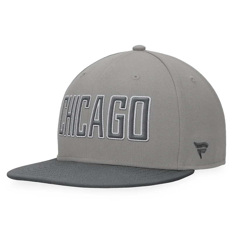 Casquette ajustée Dugout Chicago White Sox Fanatics pour hommes, gris