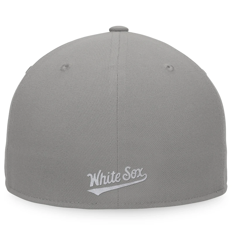 Casquette ajustée Dugout Chicago White Sox Fanatics pour hommes, gris