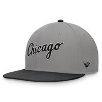 Men's Fanatics Gray Chicago White Sox Fundamental Two-Tone Fitted Hat
