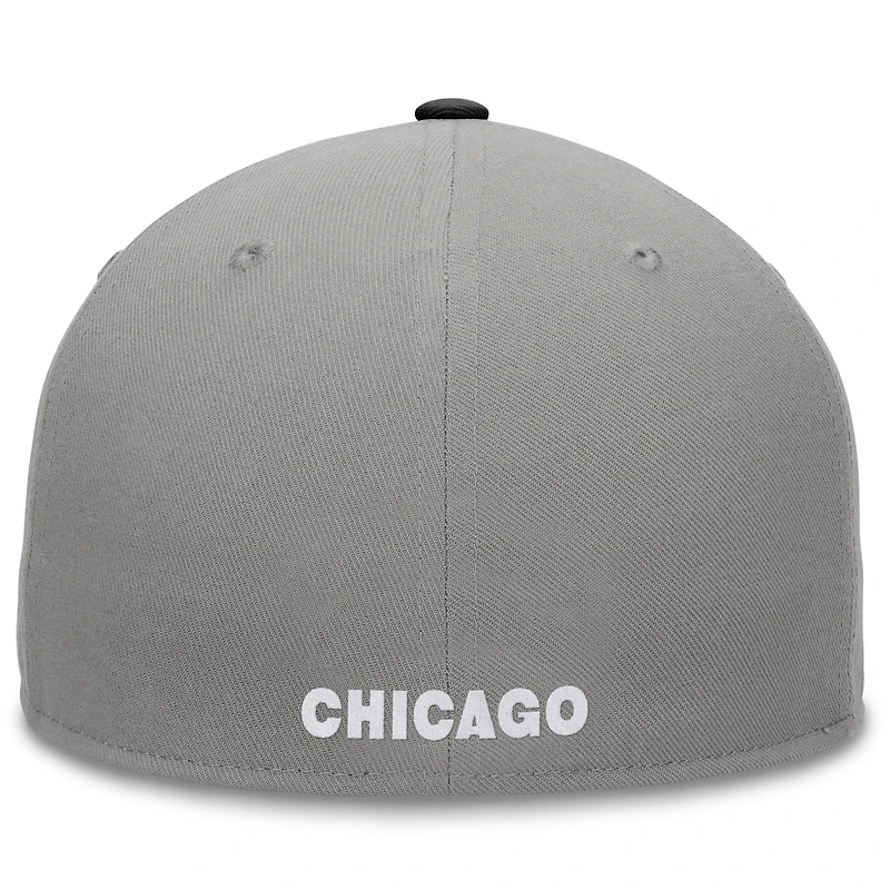 Men's Fanatics Gray Chicago White Sox Fundamental Two-Tone Fitted Hat