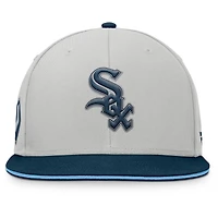 Men's Fanatics Gray Chicago White Sox Knuckleball Snapback Hat