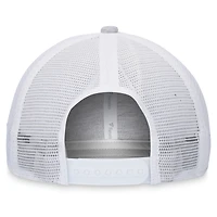 Casquette réglable de camionneur avec logo Fanatics gris chiné/blanc Chicago White Sox pour hommes