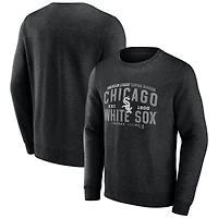 Sweat-shirt à capuche Fanatics pour hommes, noir chiné, Chicago White Sox, Classic Move