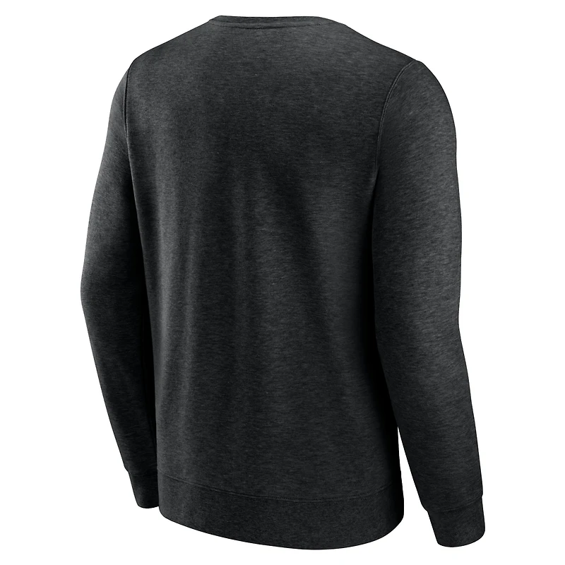 Sweat-shirt à capuche Fanatics pour hommes, noir chiné, Chicago White Sox, Classic Move