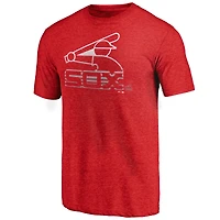 T-shirt Sport Resort Fanatics pour hommes, rouge chiné, Chicago White Sox