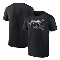 Fanatics pour hommes Luis Robert Noir Chicago White Sox Nom et numéro du joueur T-shirt