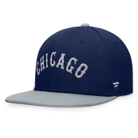 Casquette ajustée Fanatics pour homme bleu marine/gris des Chicago White Sox