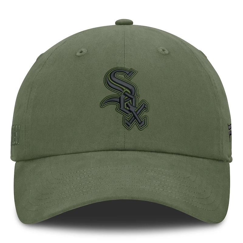 Casquette ajustable Fanatics Olive Chicago White Sox Pine Rider pour homme
