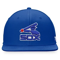 Casquette Snapback Core Snapback Fanatics Royal Chicago White Sox Cooperstown Collection pour hommes