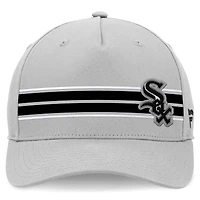 Men's Fanatics Stone Chicago White Sox Foul Ball A-Frame Adjustable Hat