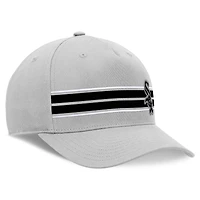 Men's Fanatics Stone Chicago White Sox Foul Ball A-Frame Adjustable Hat