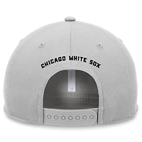 Men's Fanatics Stone Chicago White Sox Foul Ball A-Frame Adjustable Hat
