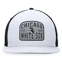 Casquette Snapback Chicago White Sox Cycle Fanatics pour hommes, blanc/noir