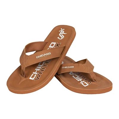 FOCO Chicago White Sox, tongs colorées pour hommes