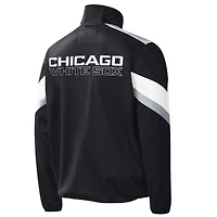 Veste zippée intégrale G-III Sports by Carl Banks noire Chicago White Sox Earned Run pour homme