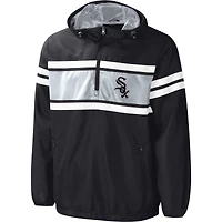 Coupe-vent à quart de zip G-III Sports by Carl Banks Chicago White Sox Game Score pour homme