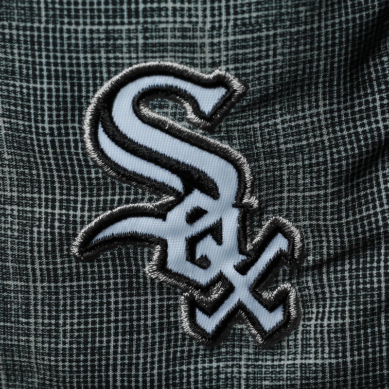 Maillot de bain G-III Sports by Carl Banks anthracite Chicago White Sox Horizon Volley pour hommes