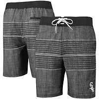Maillot de bain G-III Sports by Carl Banks anthracite Chicago White Sox Horizon Volley pour hommes