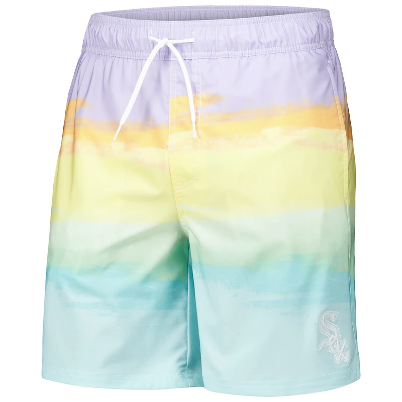 Short de bain G-III Sports by Carl Banks Chicago White Sox Perfect Game Volley pour hommes