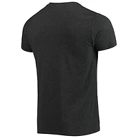 Men's Homage Heather Black Chicago White Sox Hand-Drawn Logo Tri-Blend T-Shirt