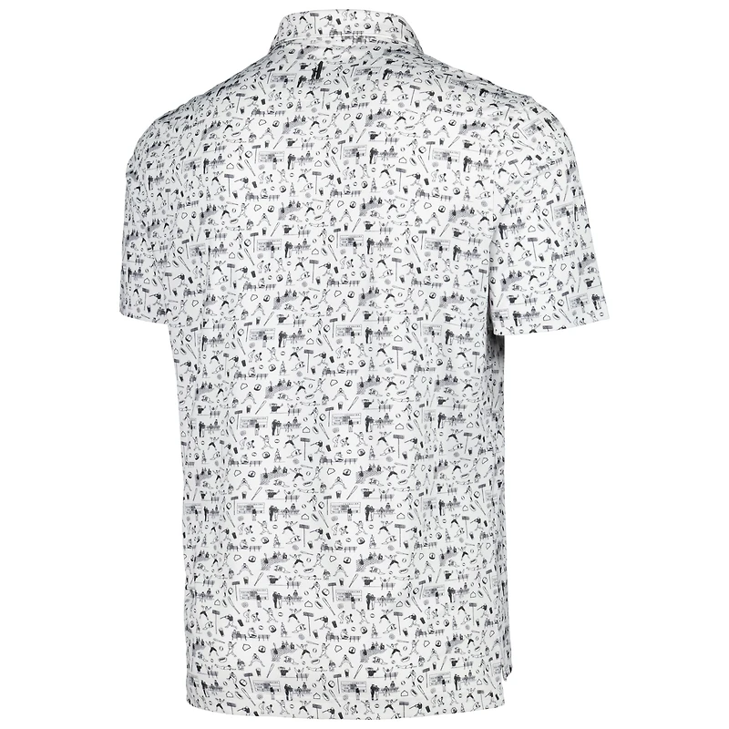 Polo Johnnie-O White Chicago Sox Ballpark pour homme