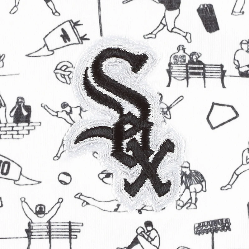 Polo Johnnie-O White Chicago Sox Ballpark pour homme