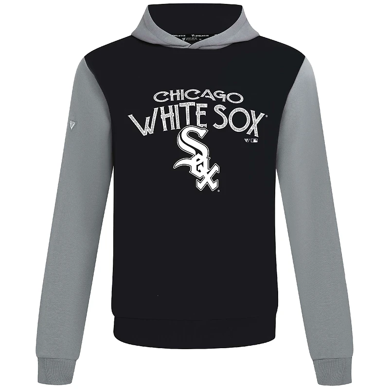 Men's Levelwear Black Chicago White Sox Accolade Ultimate Mission Pullover Hoodie