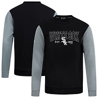 Men's Levelwear Black Chicago White Sox Accolade Ultimate Textbook Pullover Sweatshirt
