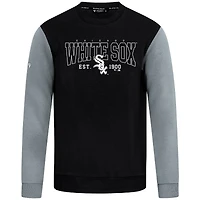 Men's Levelwear Black Chicago White Sox Accolade Ultimate Textbook Pullover Sweatshirt