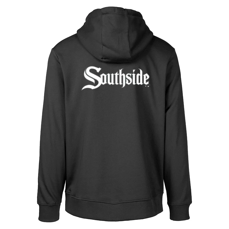 Sweat à capuche noir Chicago White Sox City Connect Podium Core 2.0 pour homme Levelwear