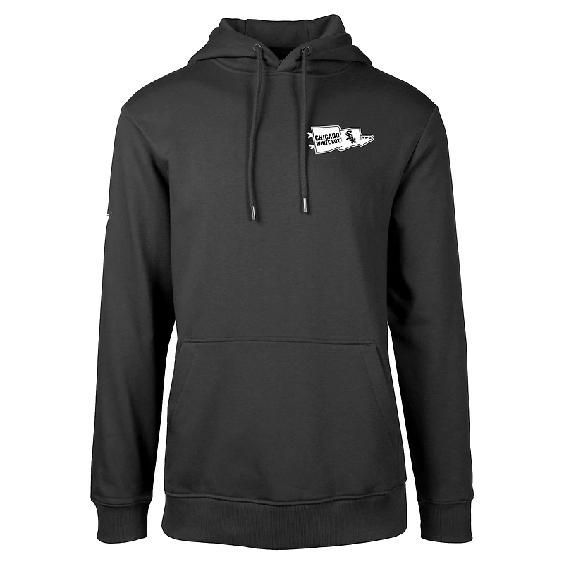 Men's Levelwear  Black Chicago White Sox Podium Rafters Pullover Hoodie