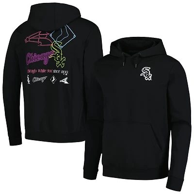 Sweat à capuche vintage Levelwear pour hommes, noir, Chicago White Sox Podium