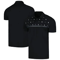Men's Levelwear Black Chicago White Sox Sector Batter Up Raglan Polo